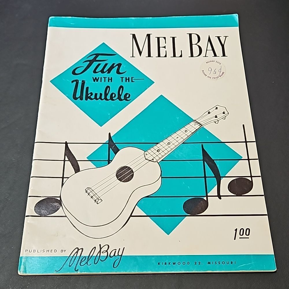 Mel Bay Vintage Fun with the Ukulele Chord Book w/instructions. Copyright 1961